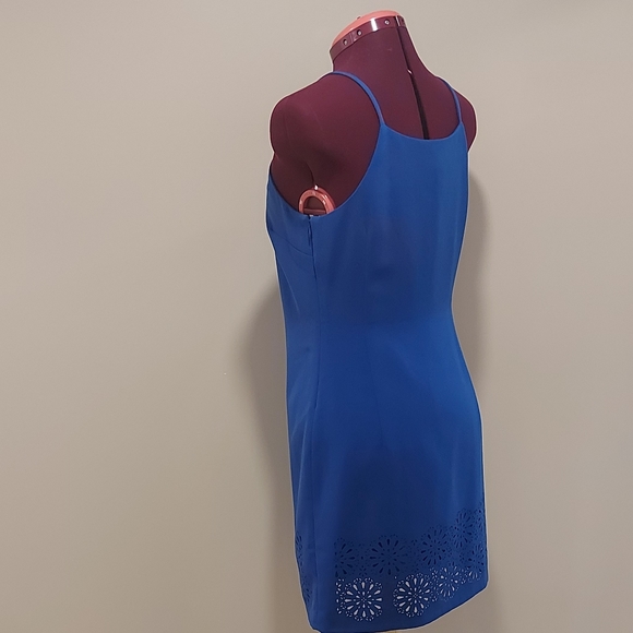 Blue Cutout Dress - Picture 2 of 4